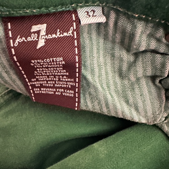 7 For All Mankind Skinny Stretch Jeans 💚💚 - Picture 5 of 6